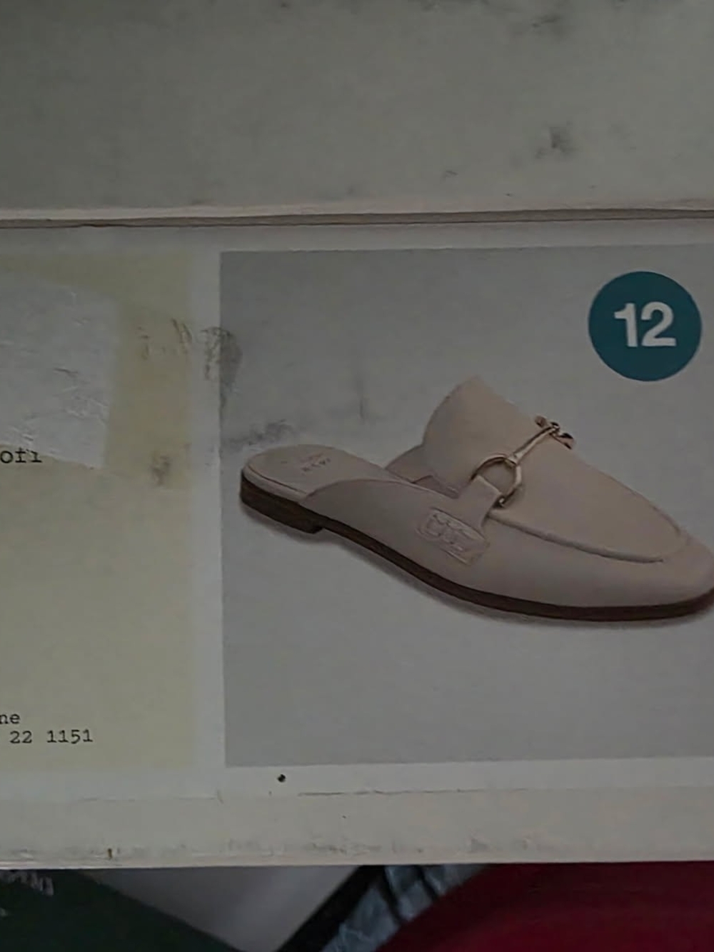 a new day Classic Women's White Slip-On Loafers Size 12 - Picture 2 of 2